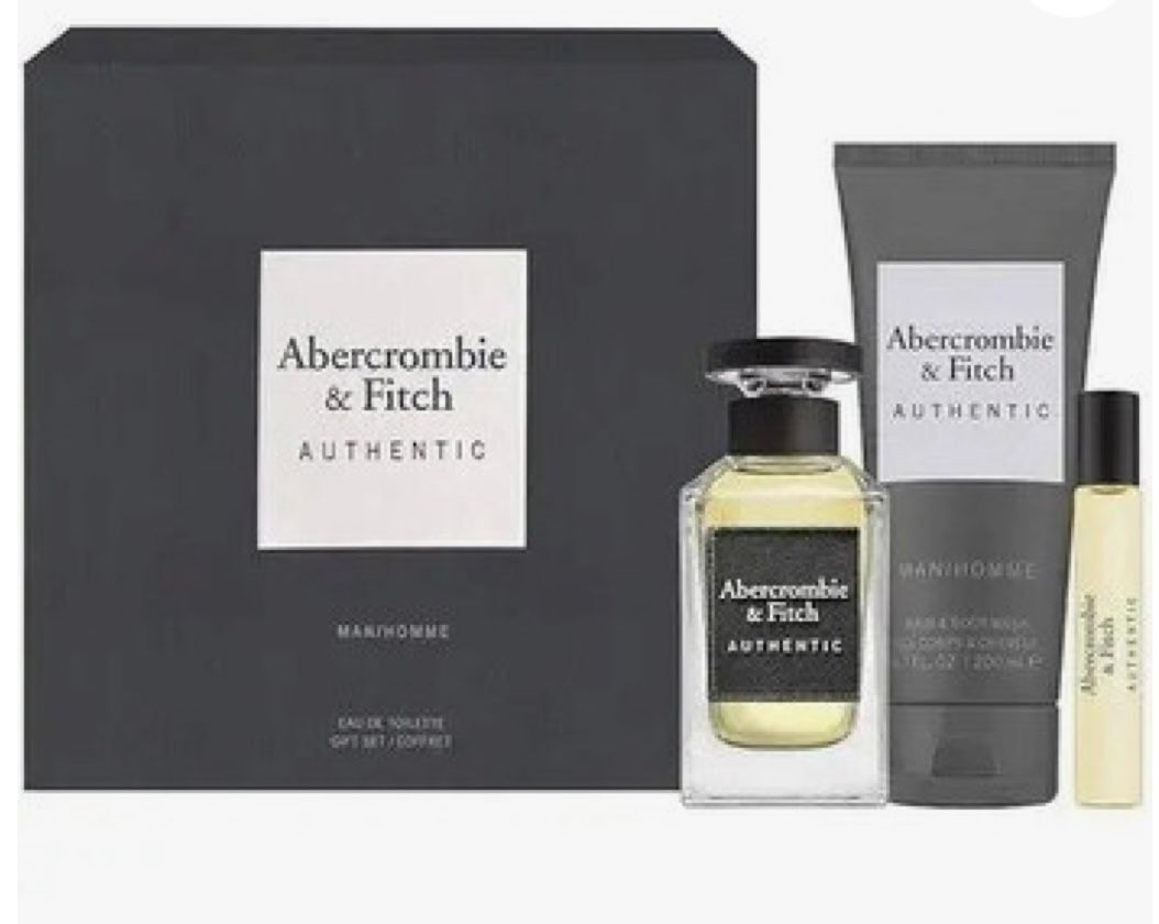 【直播】ABERCROMBIE AND FITCH LL111351 Men's Authentic Gift Set Fragrances