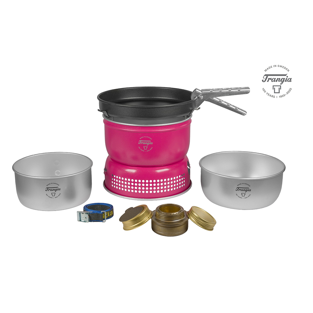 Trangia 133253 25-3UL 活力粉紅 100 週年限量紀念款 超輕鋁風暴爐套鍋組
