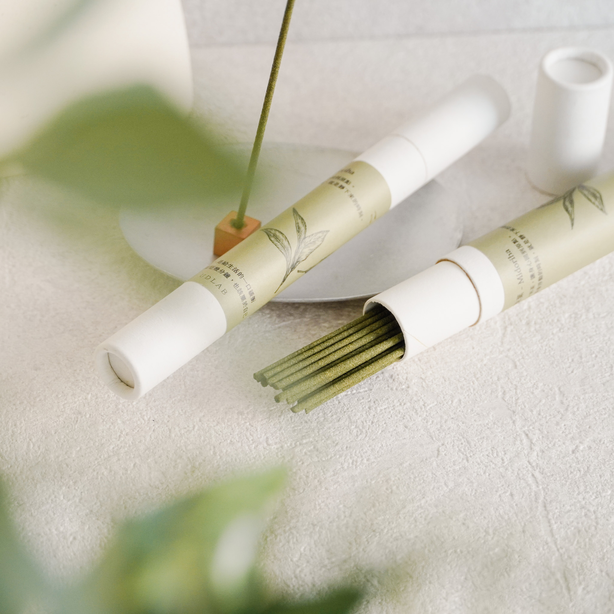 一息 hitoiki 線香｜抹葉 Midoriha 單品線香 15入/30入【木質香氣調】