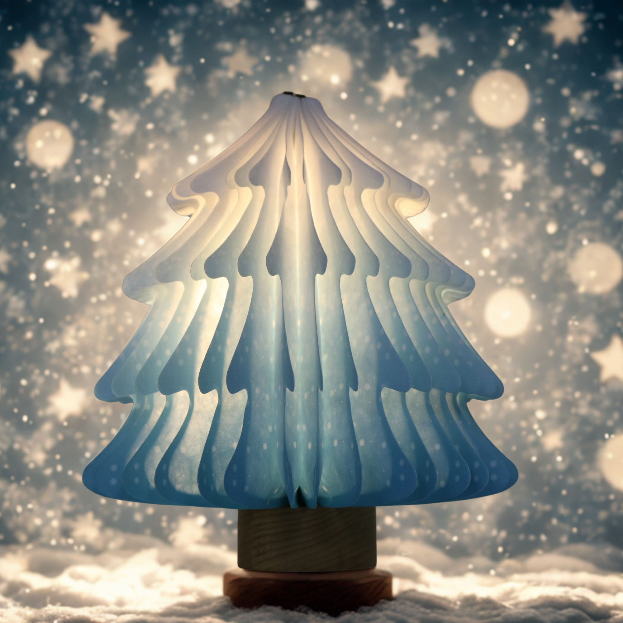 Christmas Origami Tree-shaped Light - Christmas Tree