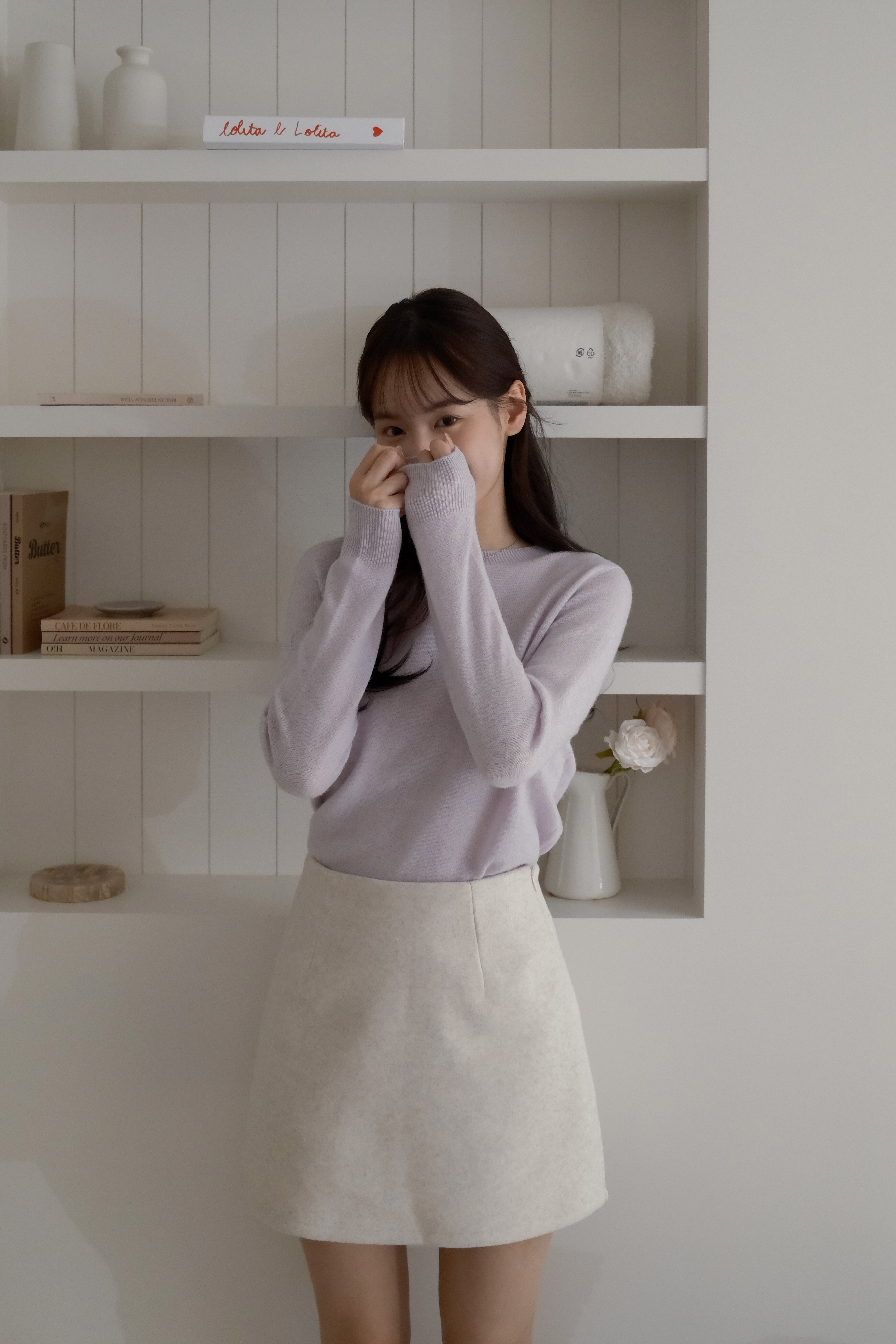 🚀當日出貨 Verre 厚磅毛呢A字顯瘦短裙 ( 3 colors)