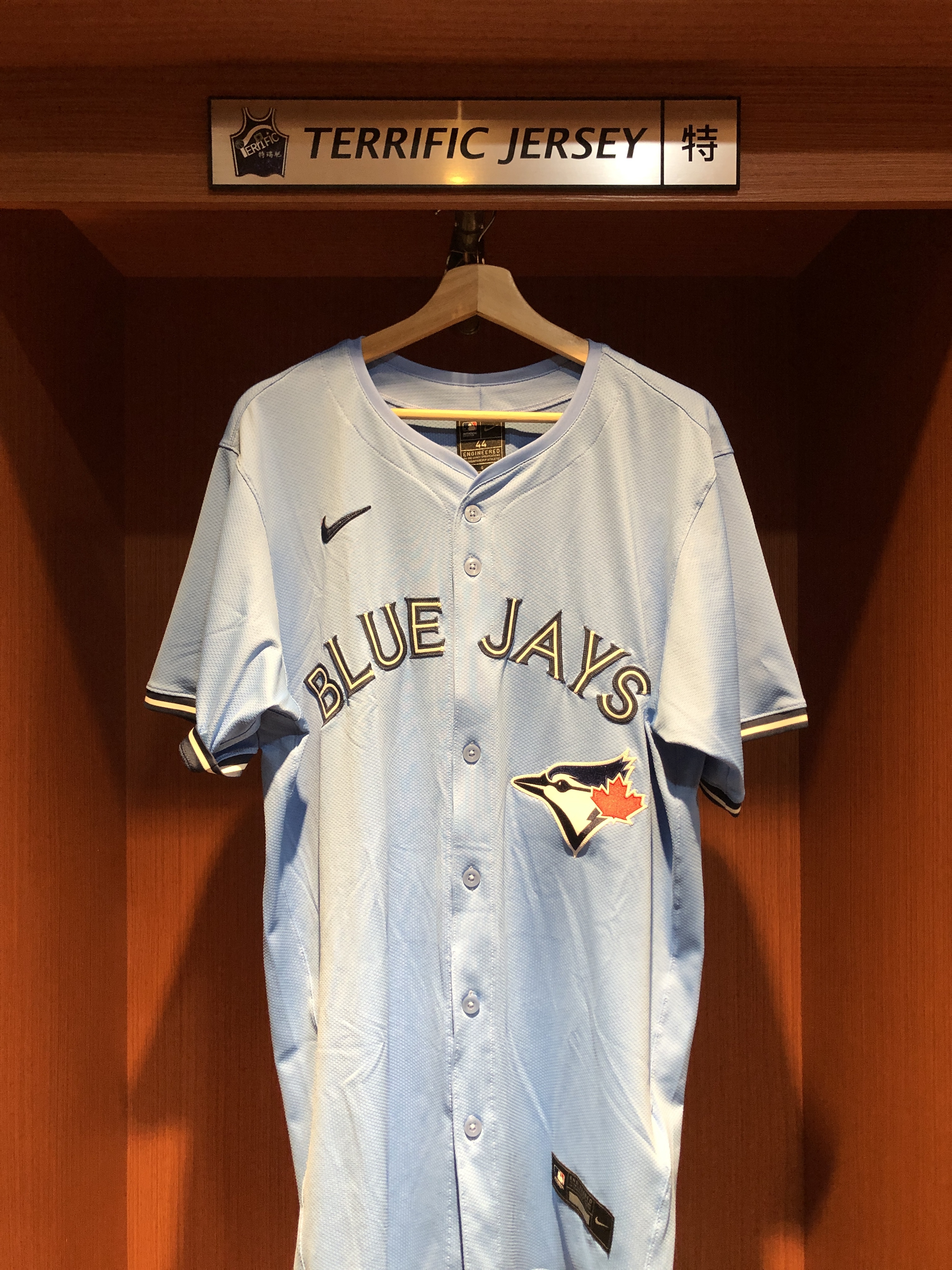 MLB球衣 Vladimir Guerrero Jr. 多倫多藍鳥水藍 Nike Elite Player Name Jersey 球員版 電繡 全新