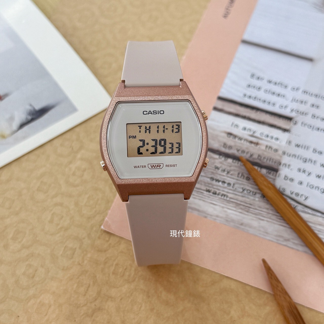 【CASIO 卡西歐】復古酒桶電子錶LW-204-4A 35mm 現代鐘錶