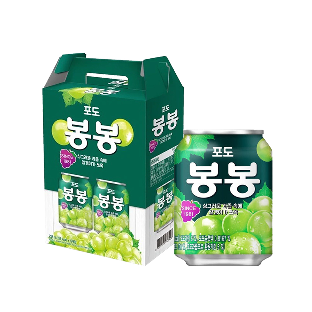 【BK SHOP】韓國海太葡萄汁(238ml*12)