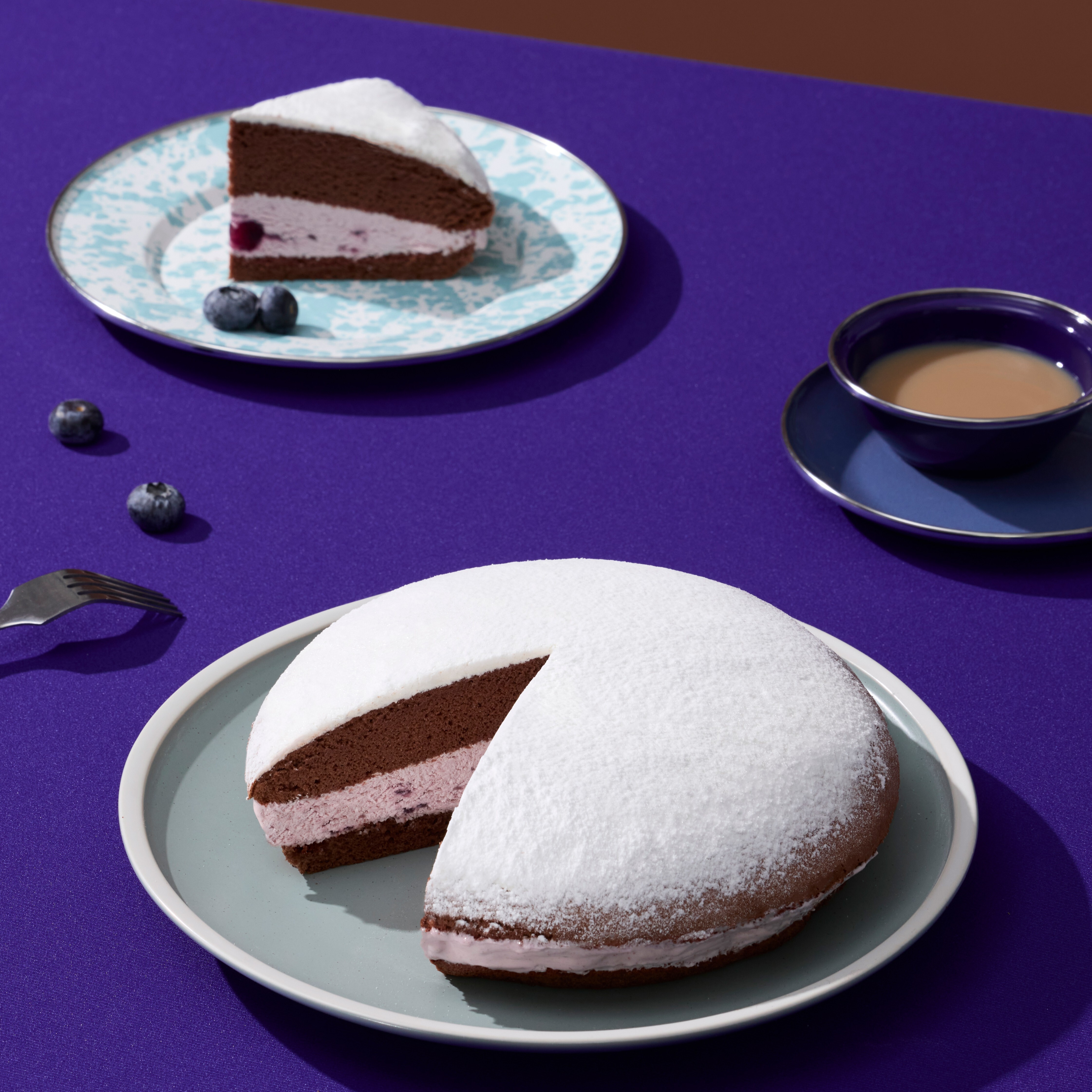 Blueberry Cocoa Boston pie｜8-inch cake