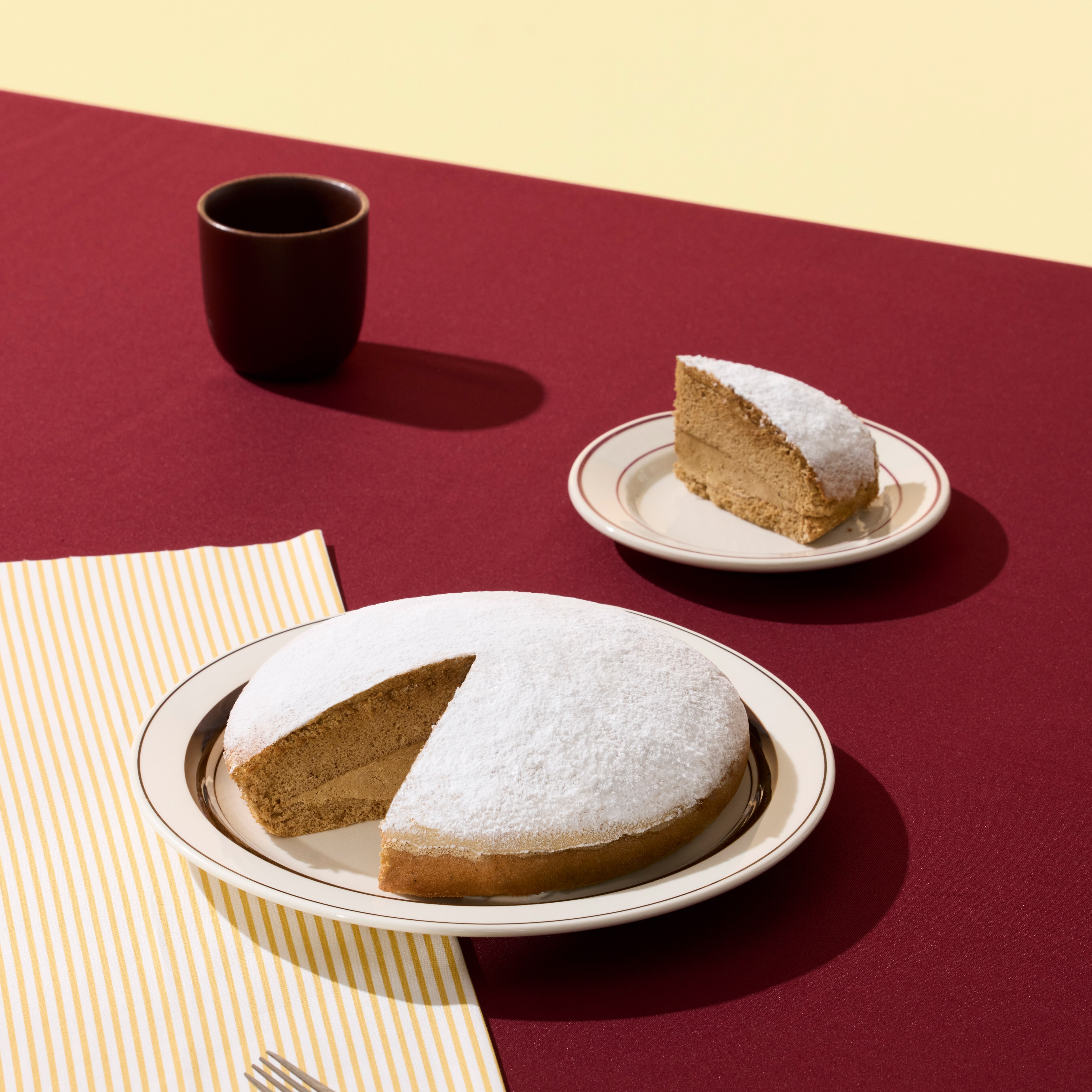 Black Tea Boston pie｜8-inch cake