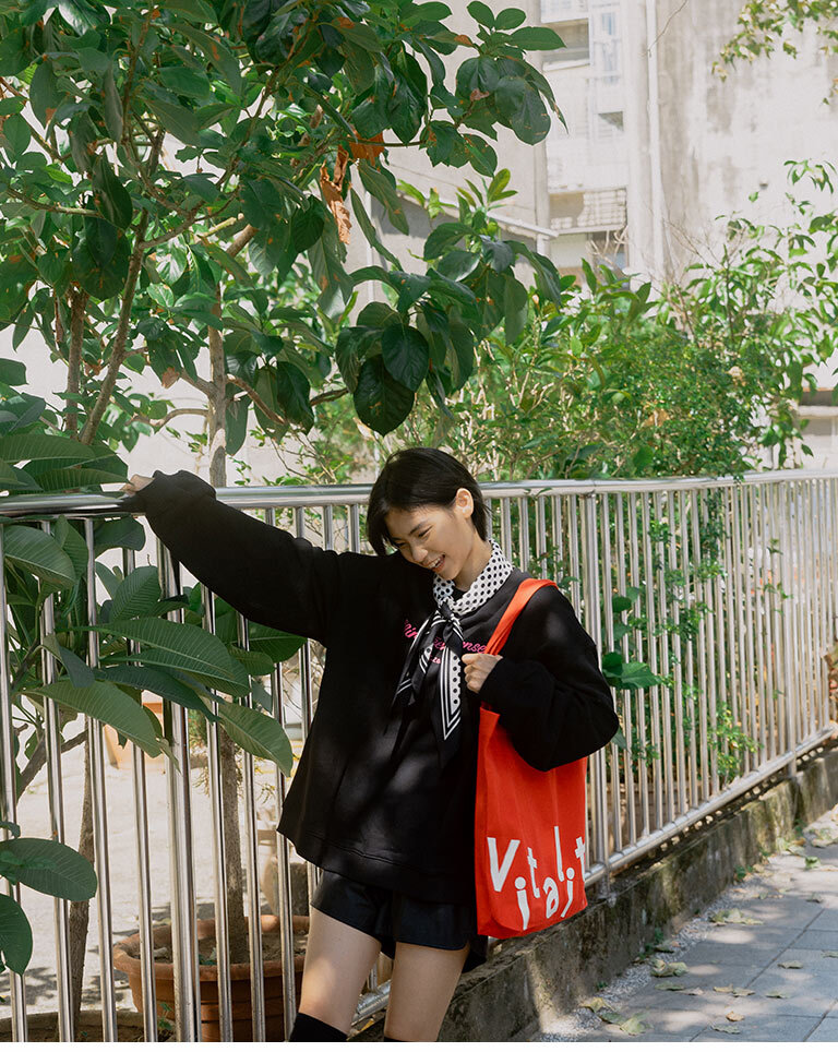 19th Color-Coded Canvas Shoulder Backpack with English Lettering - Available in Three Colors【06010507】in stock+pre-order