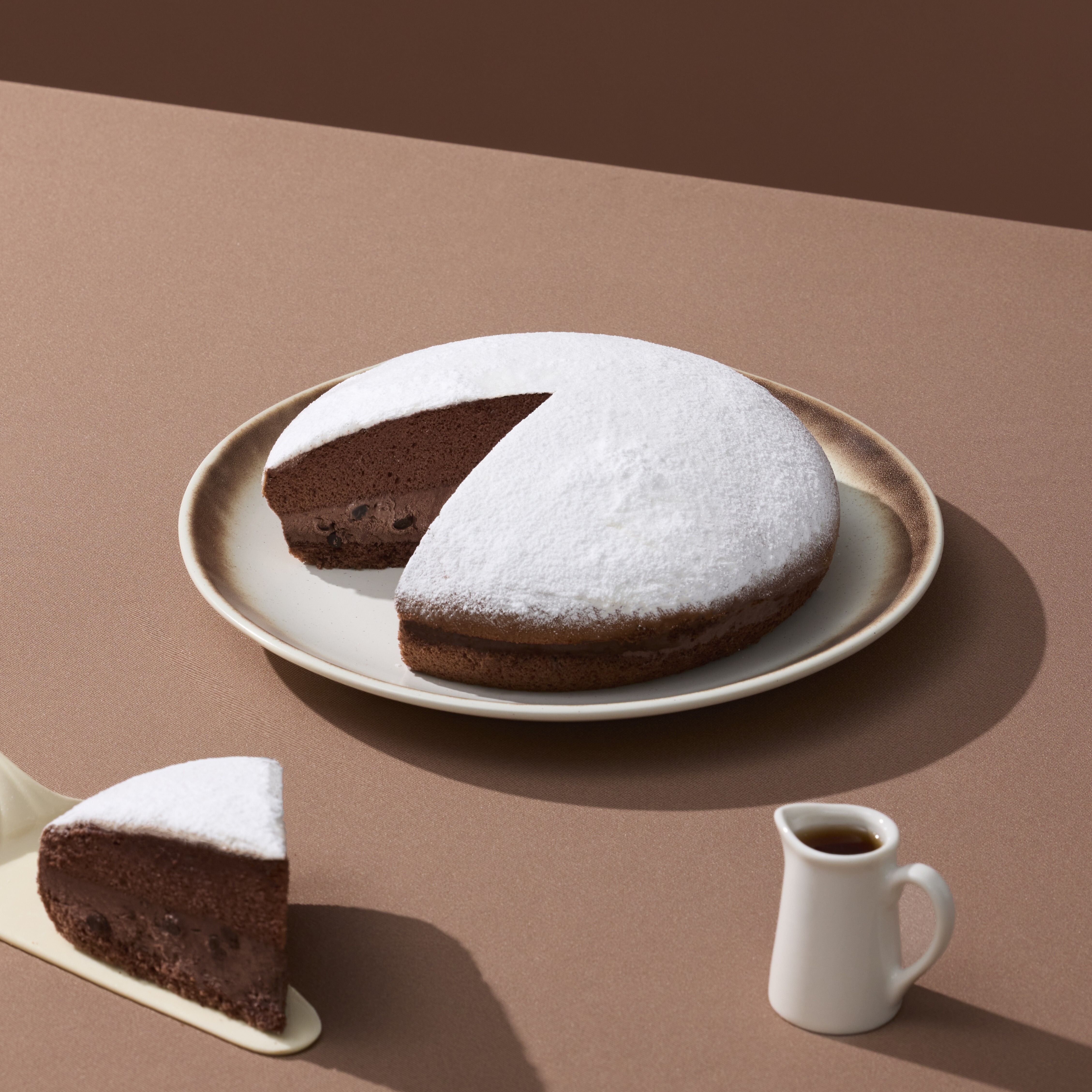 Double Cocoa Boston pie｜8-inch cake