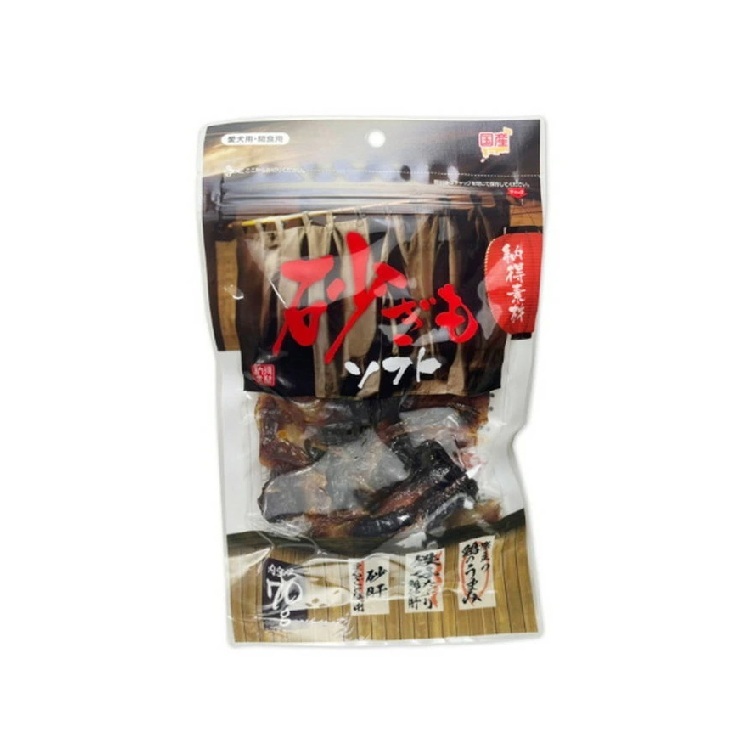 (PW) 納得素材 犬用 軟身雞砂肝片 70g