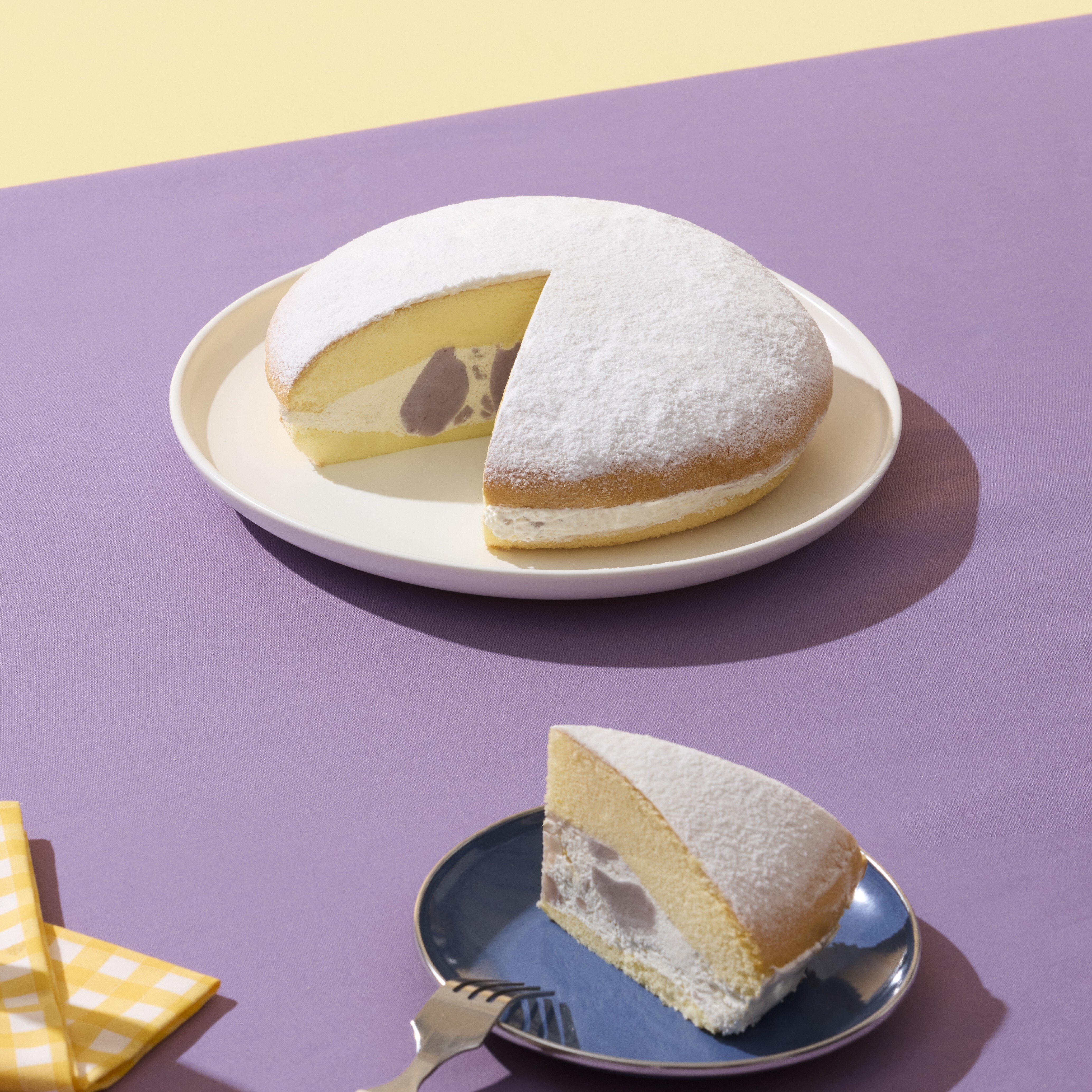 Taro Boston pie｜8-inch cake