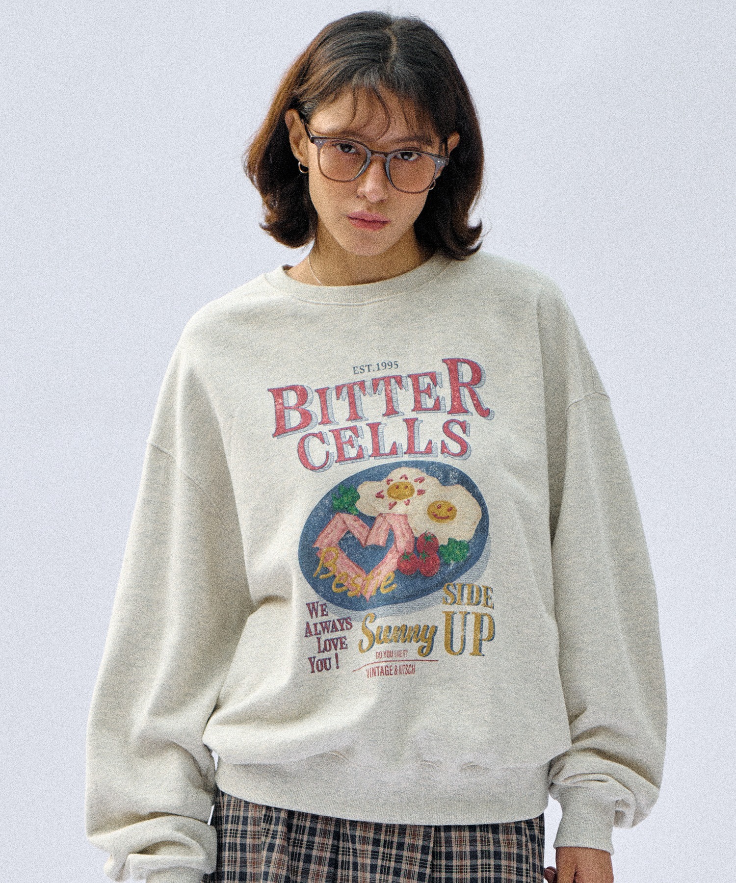 BITTER CELLS Sunny Side Up Sweat Shirt