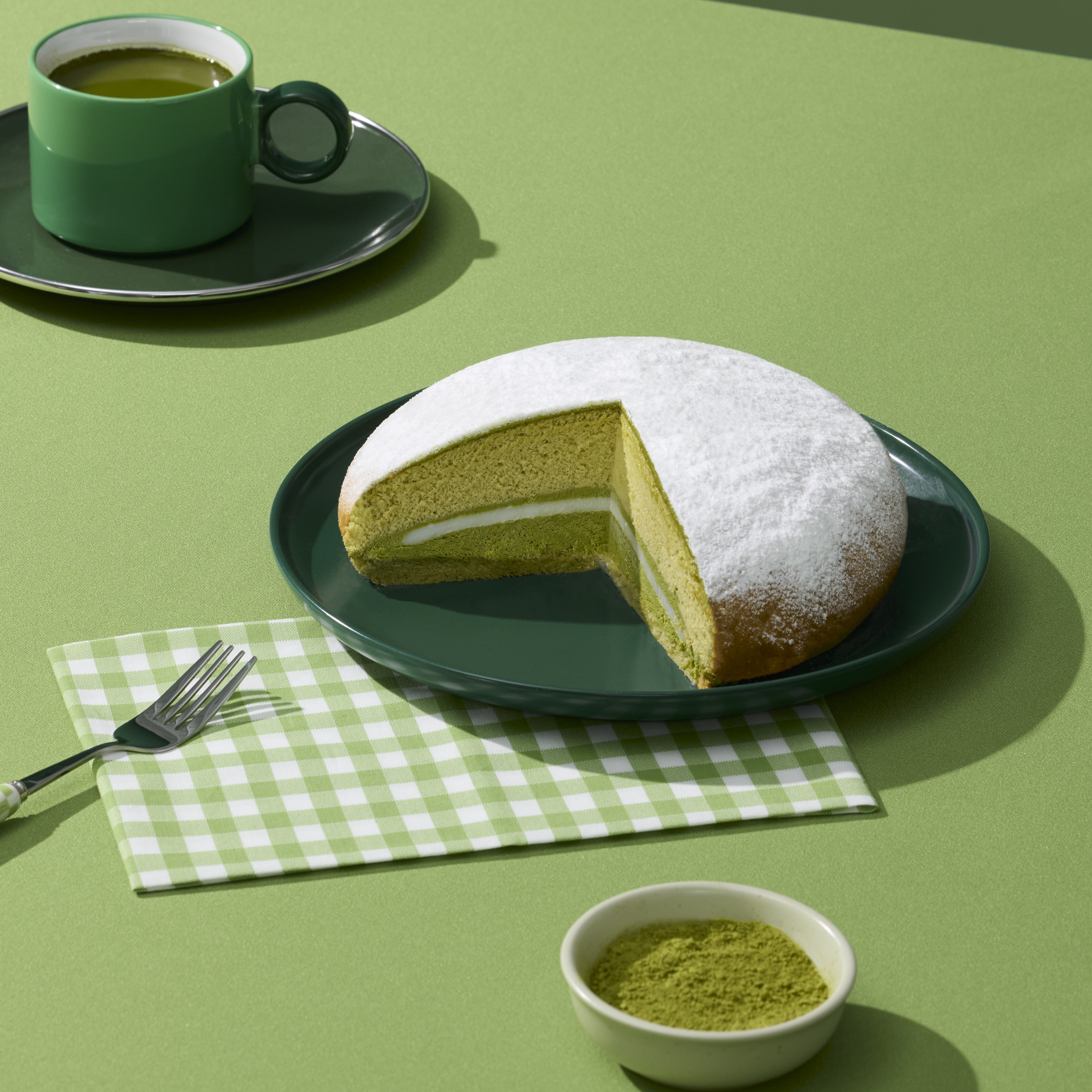 Matcha Mochi Boston pie｜8-inch cake