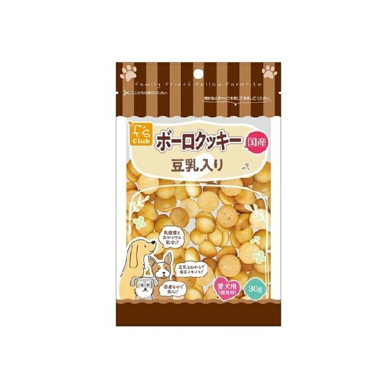 (PW) F's Club 乳酸菌+鈣豆乳曲奇 30g