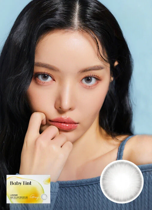 Lensme Baby Tint Gray｜月拋彩妝隱形眼鏡｜每盒2片