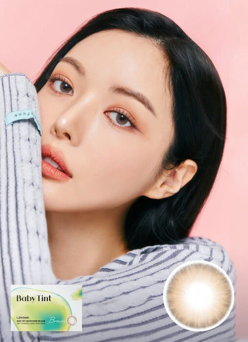 Lensme Baby Tint Brown｜月拋彩妝隱形眼鏡｜每盒2片