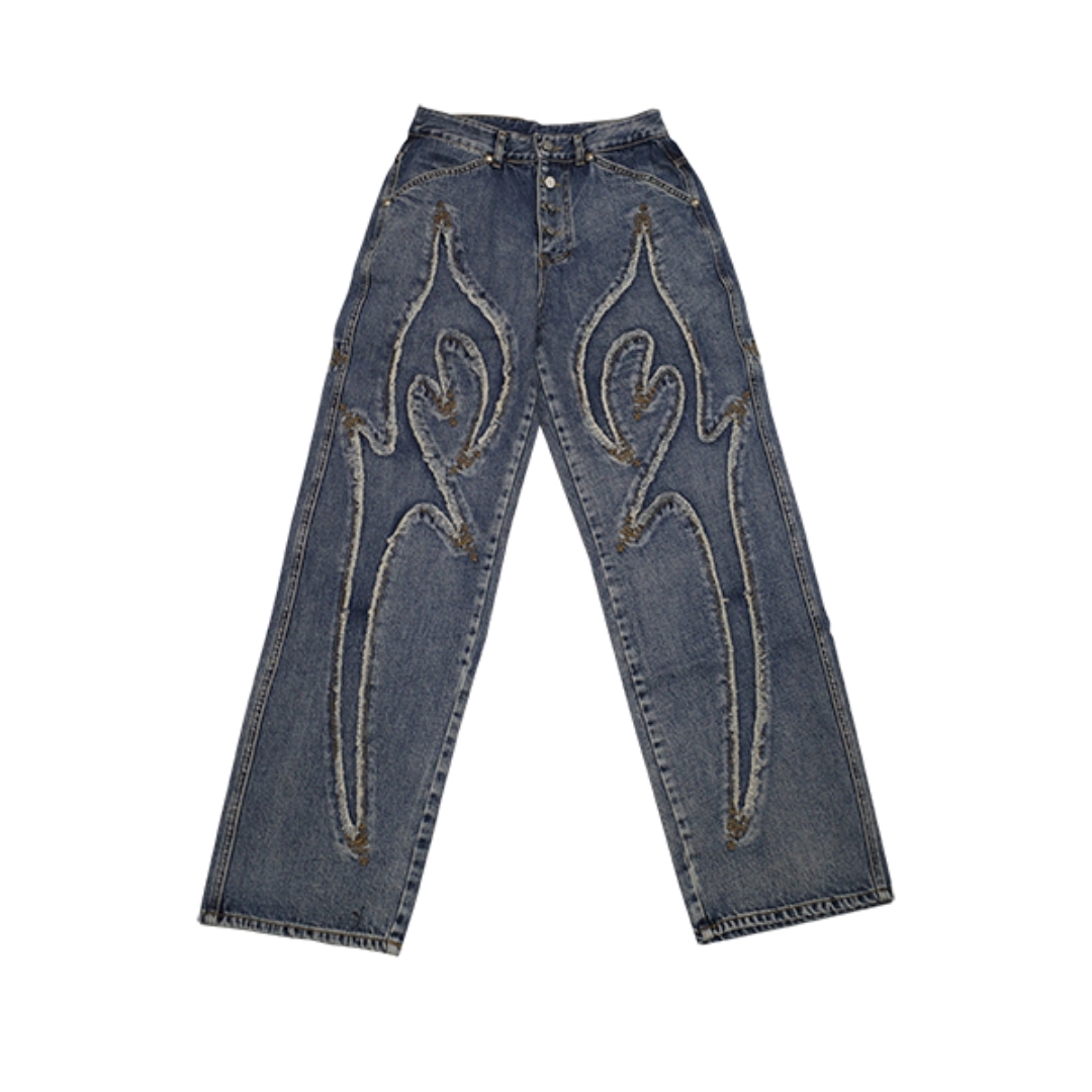 THUG CLUB TRIBAL DENIM PANTS