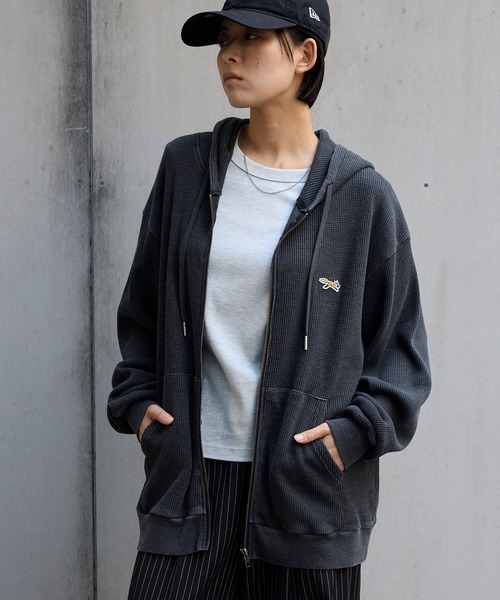 日本 Penneys 別注 THE FOX Logo Vintage Waffle Zip [pa725]
