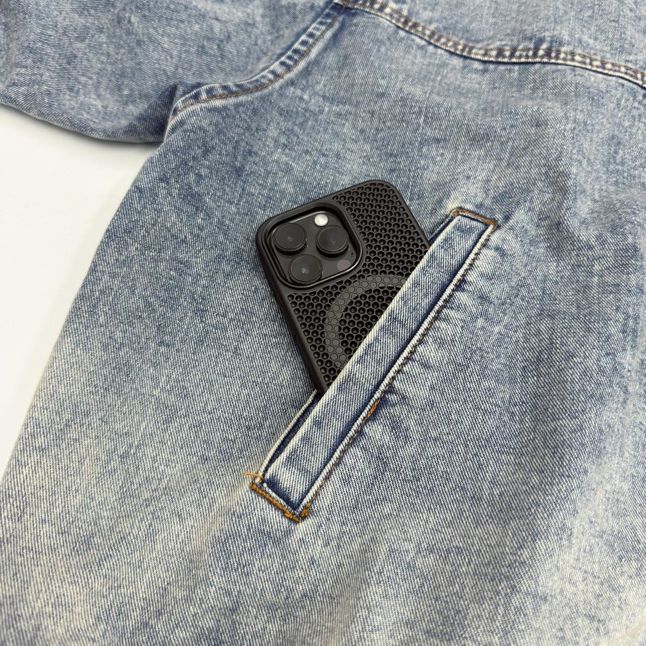 仿舊牛仔棒球夾克 98279