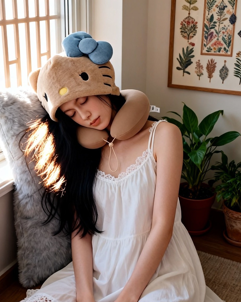 【Luxury】聯名新款 tbh 野獸派家居 × 三麗鷗 Hello Kitty 抱枕 & U型頭枕 凱蒂貓 外出旅遊 護頸枕頭