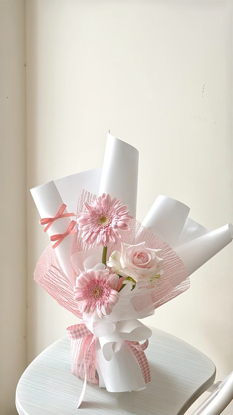 鮮花小花束 - 少女粉太陽花🎀