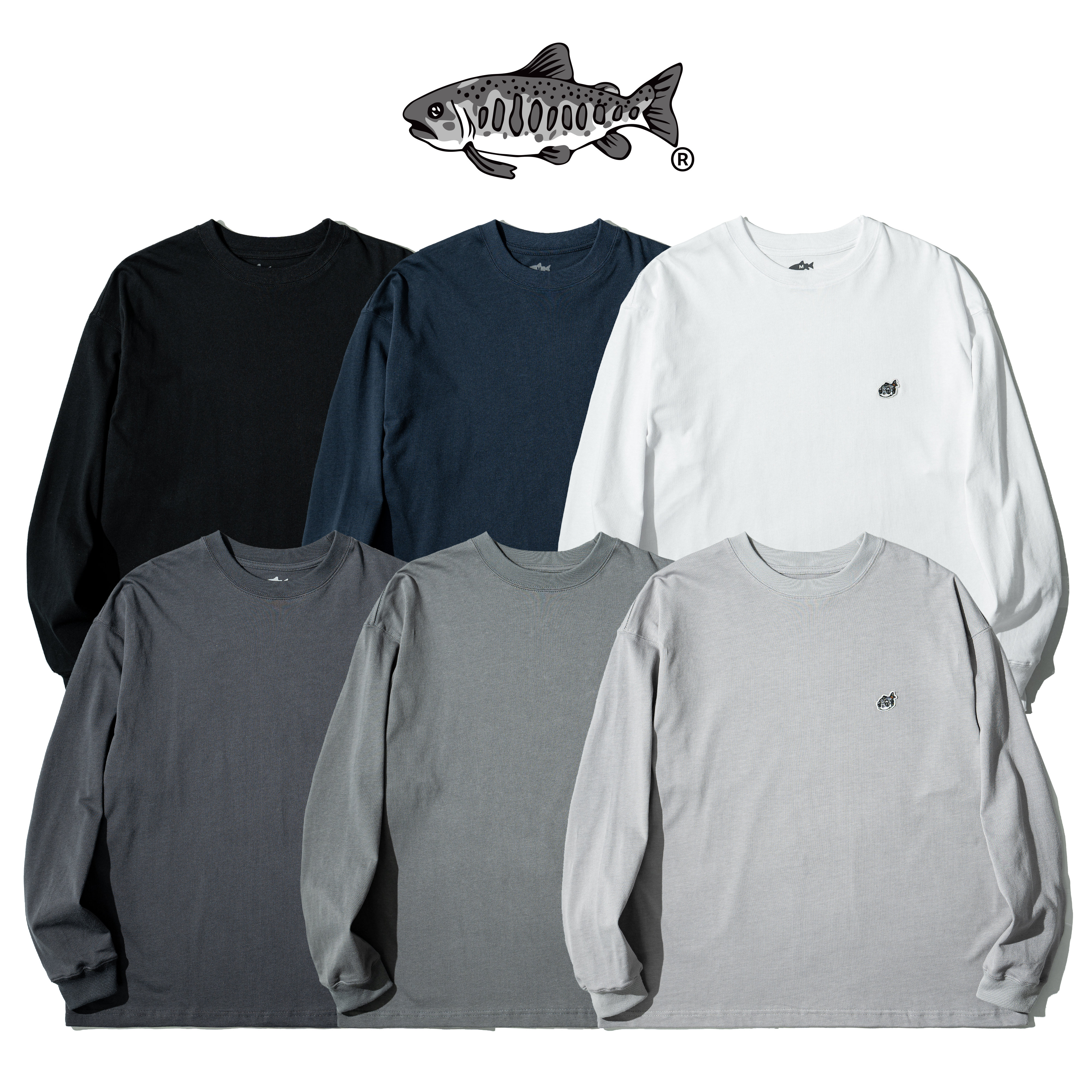 AGILITY Embroidery Logo Heavy LS Tee 鮭魚丸刺繡 長袖 Tee [RS8-LG2]