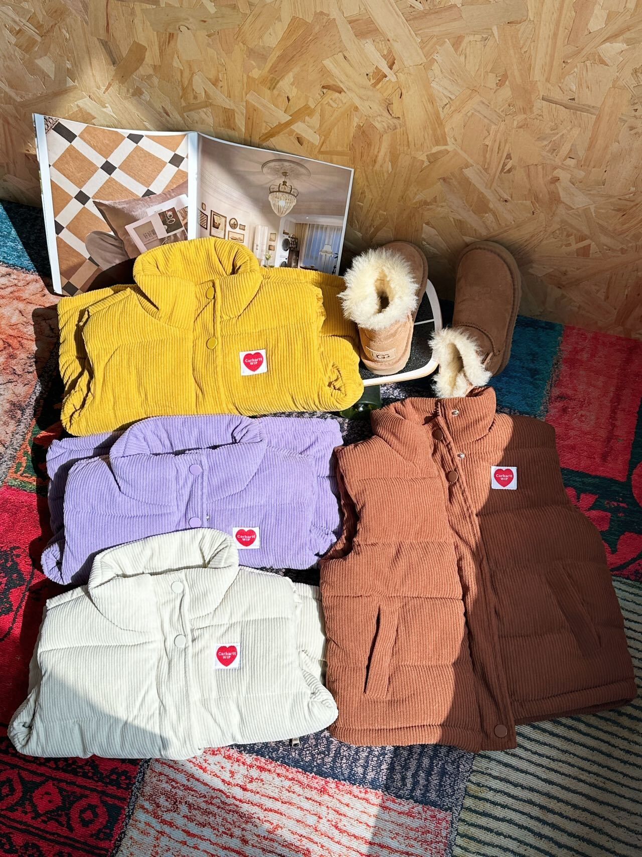 ♥️𝐂𝐚𝐫𝐡𝐚𝐫𝐭𝐭 𝐖𝐈𝐏 燈芯絨棉背心