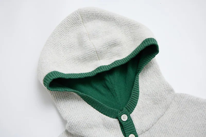 8BIT.T.D - [Megumi Yamazaki] 狗狗全都知道 喫煙犬 連帽上衣 綠白