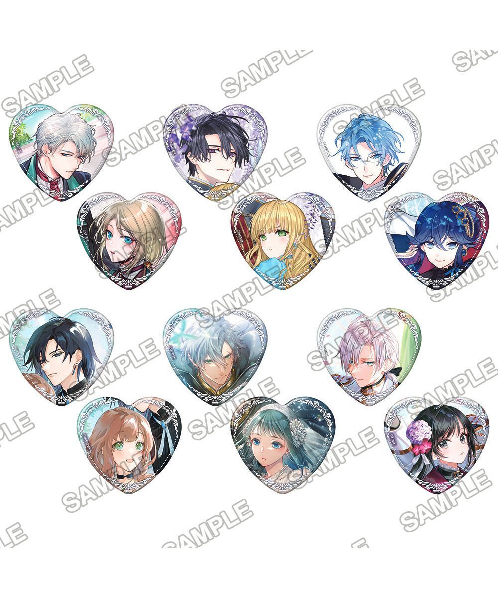 預購-角川Beans文庫創刊24周年紀念 集換式心型徽章 PACK盲盒販售 隨機出貨【日本進口精品】