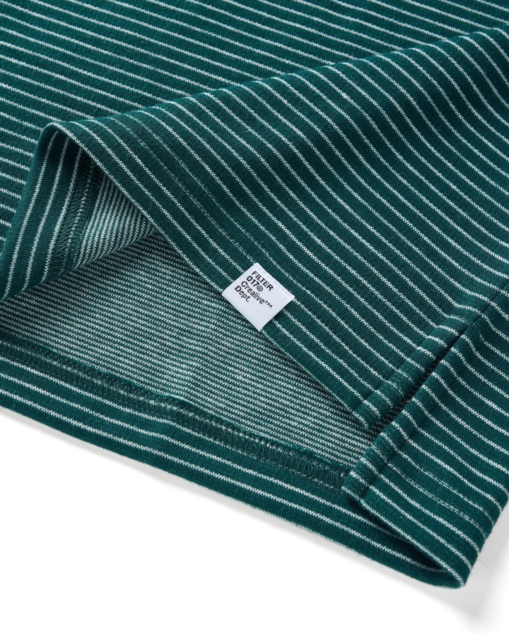 FILTER017 針織口袋條紋短T