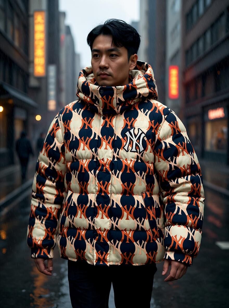 韓國連線 MLB NY LOGO 80%鴨絨褸（K11 MLB679）