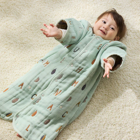 [日本製造🇯🇵Made in Japan] 10mois Cotton Wool 6-Way Sleeper (Ages 3mth-7yrs) 睡袋