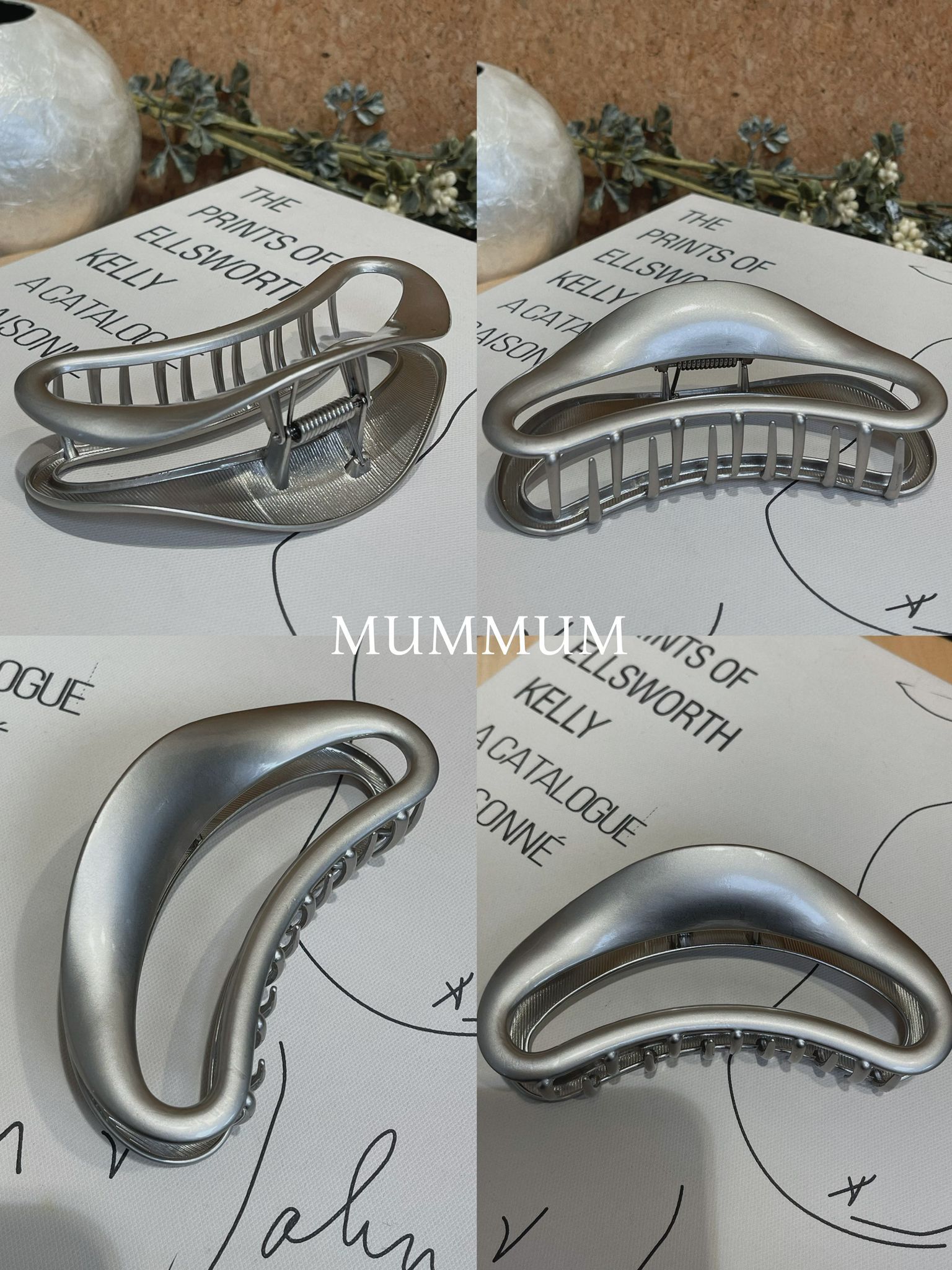 ac868/高級啞光大鯊魚髮夾