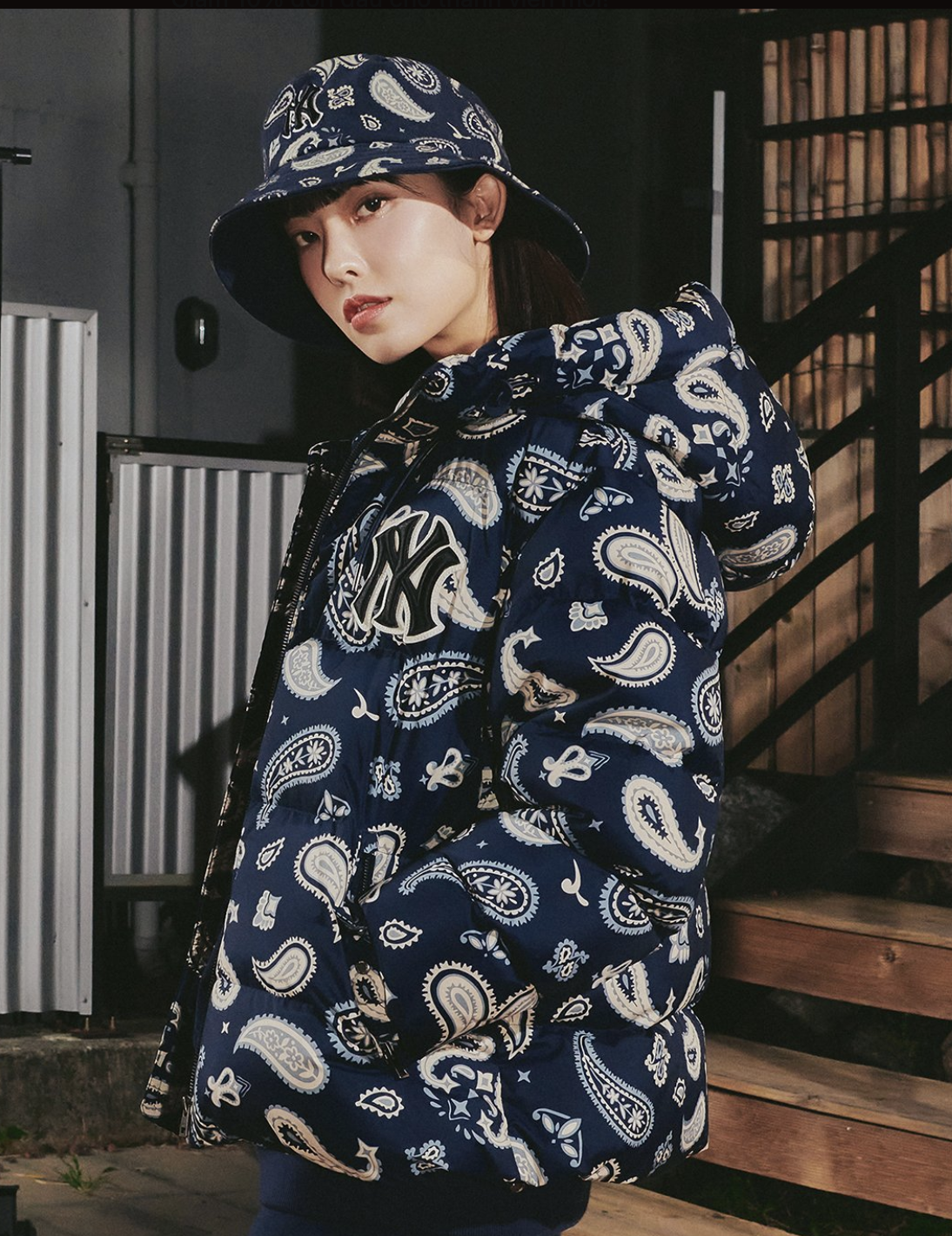 韓國連線 MLB腰果花 80%鴨絨褸（K11 MLB680）