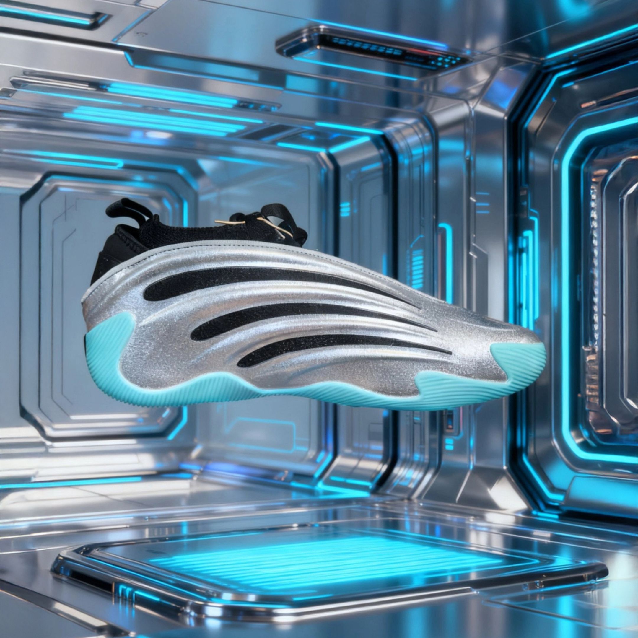 NICEDAY 現貨 Adidas HARDEN VOLUME 9 銀藍色 銀 水藍 實戰 籃球鞋 JS1028