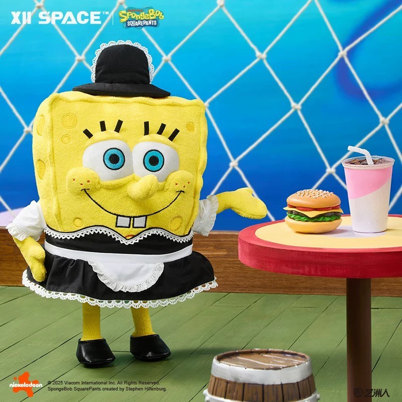 iSNEAKERS｜海綿寶寶 SpongeBob 換裝娃娃 服務生主題 派大星 章魚哥