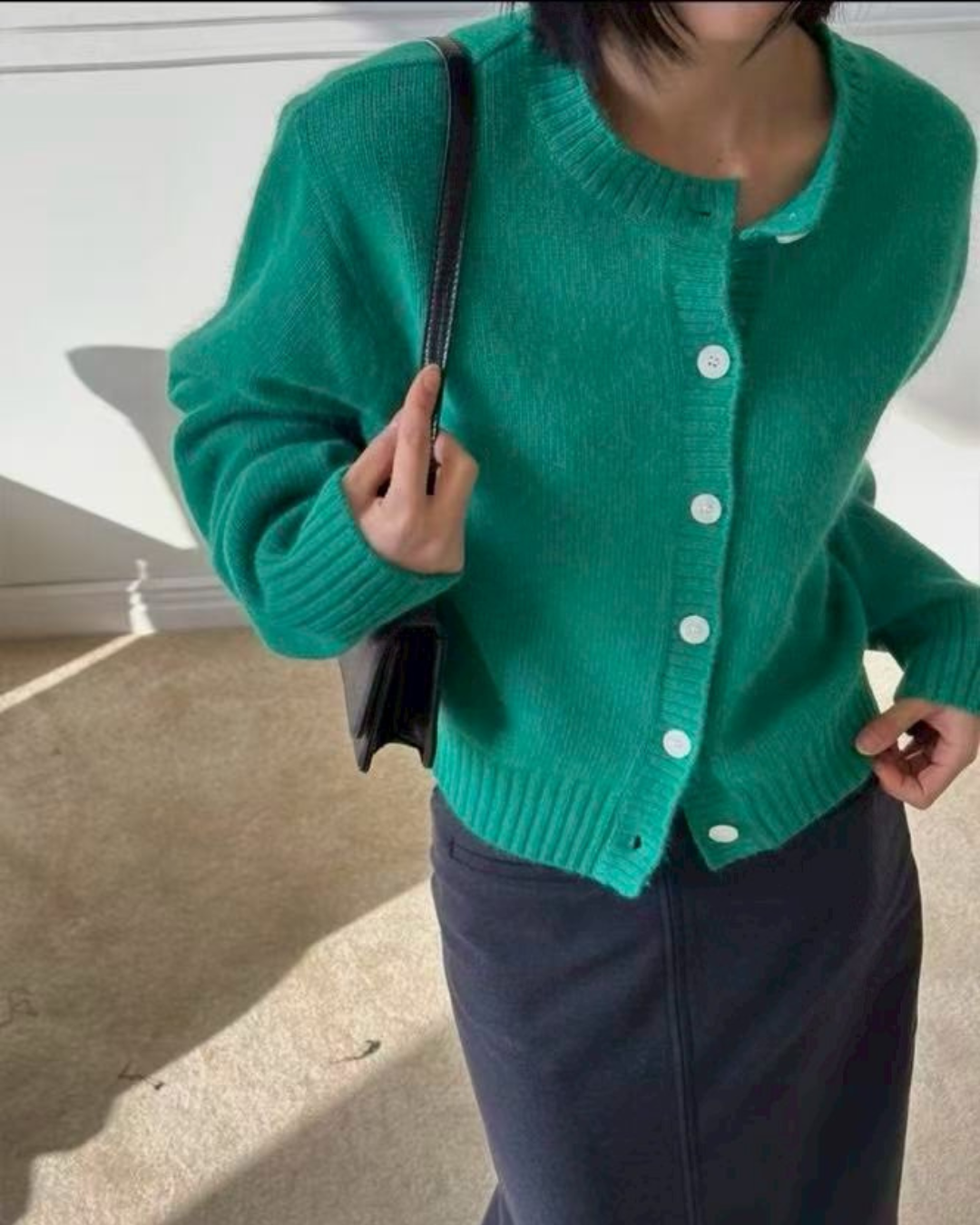 ARTE 糖果色開扣針織上衣