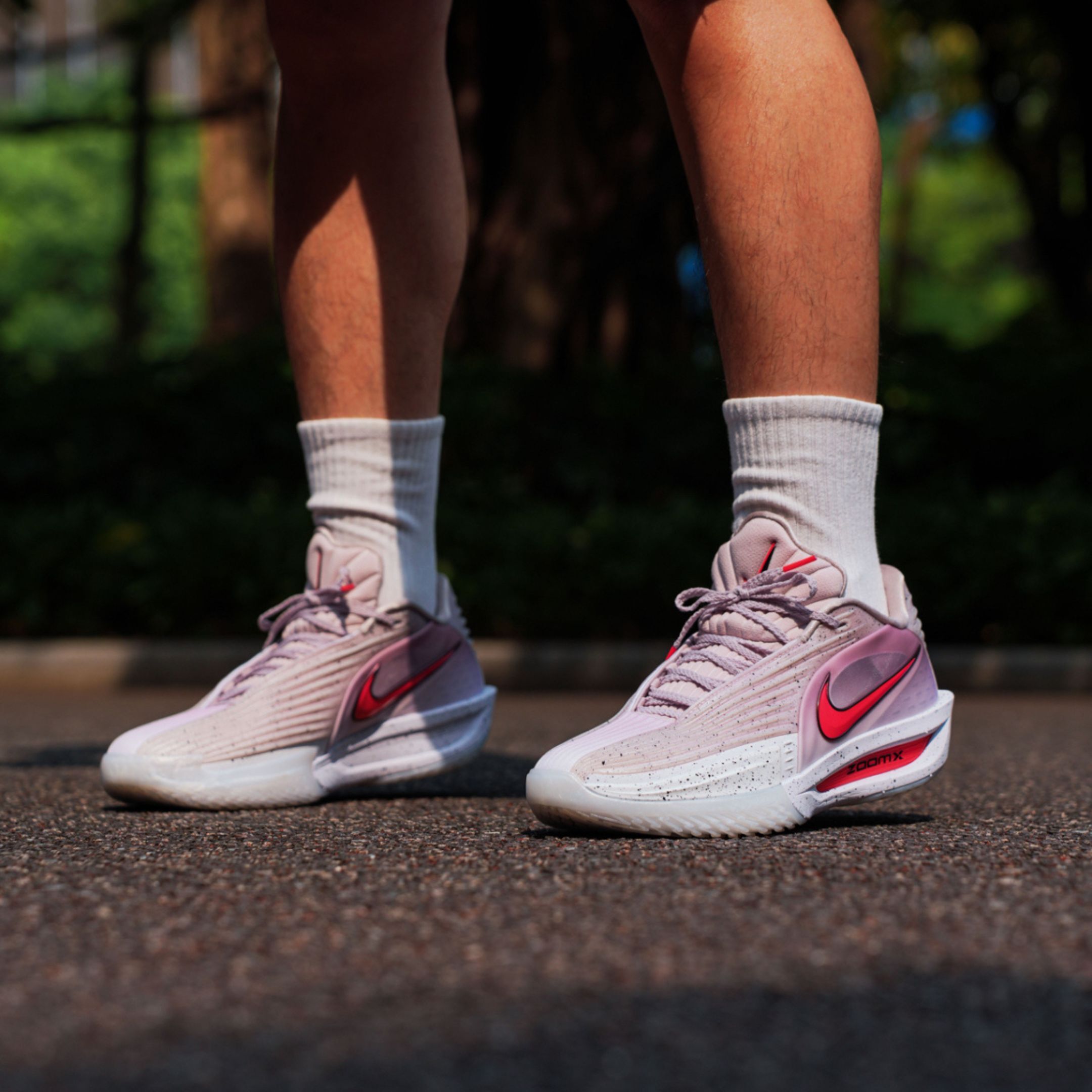 NICEDAY 代購 Nike Zoom GT Cut 3 Turbo LX 白粉 乳癌 粉 頑皮豹 渦輪 實戰 籃球鞋 HV9919-001