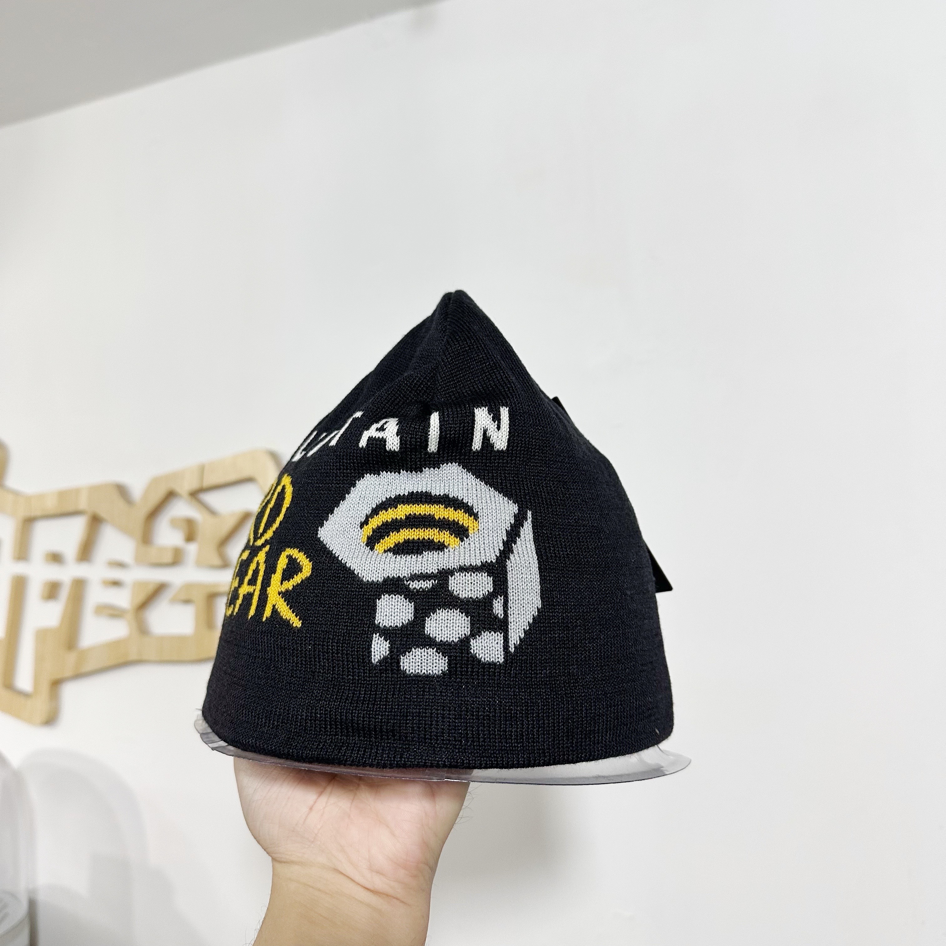 STUSSY & MOUNTAIN HARDWEAR CAELUM™ DOME BEANIE BLACK 聯名冷帽