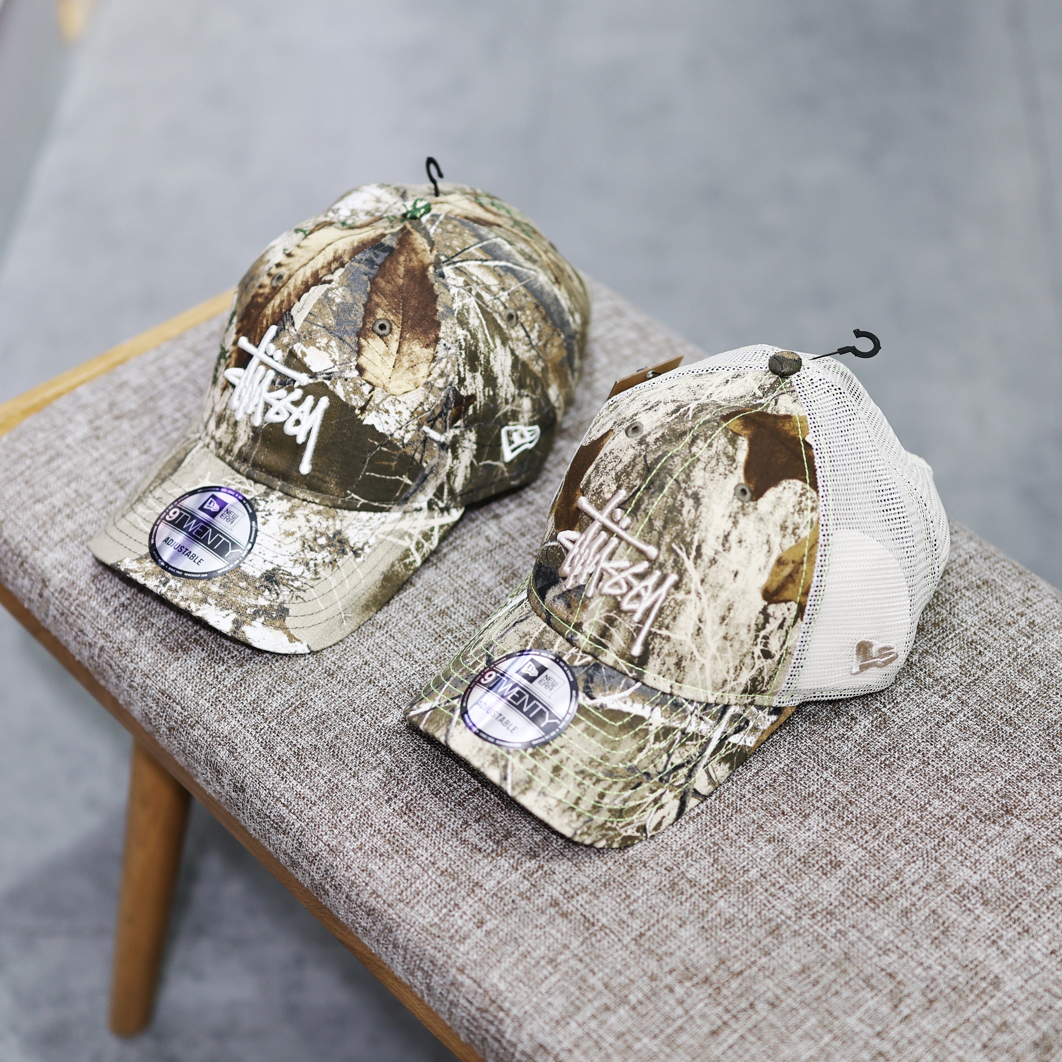 Stussy New Era 9Twenty Basic Strapback & Trucker Cap 帽 兩款