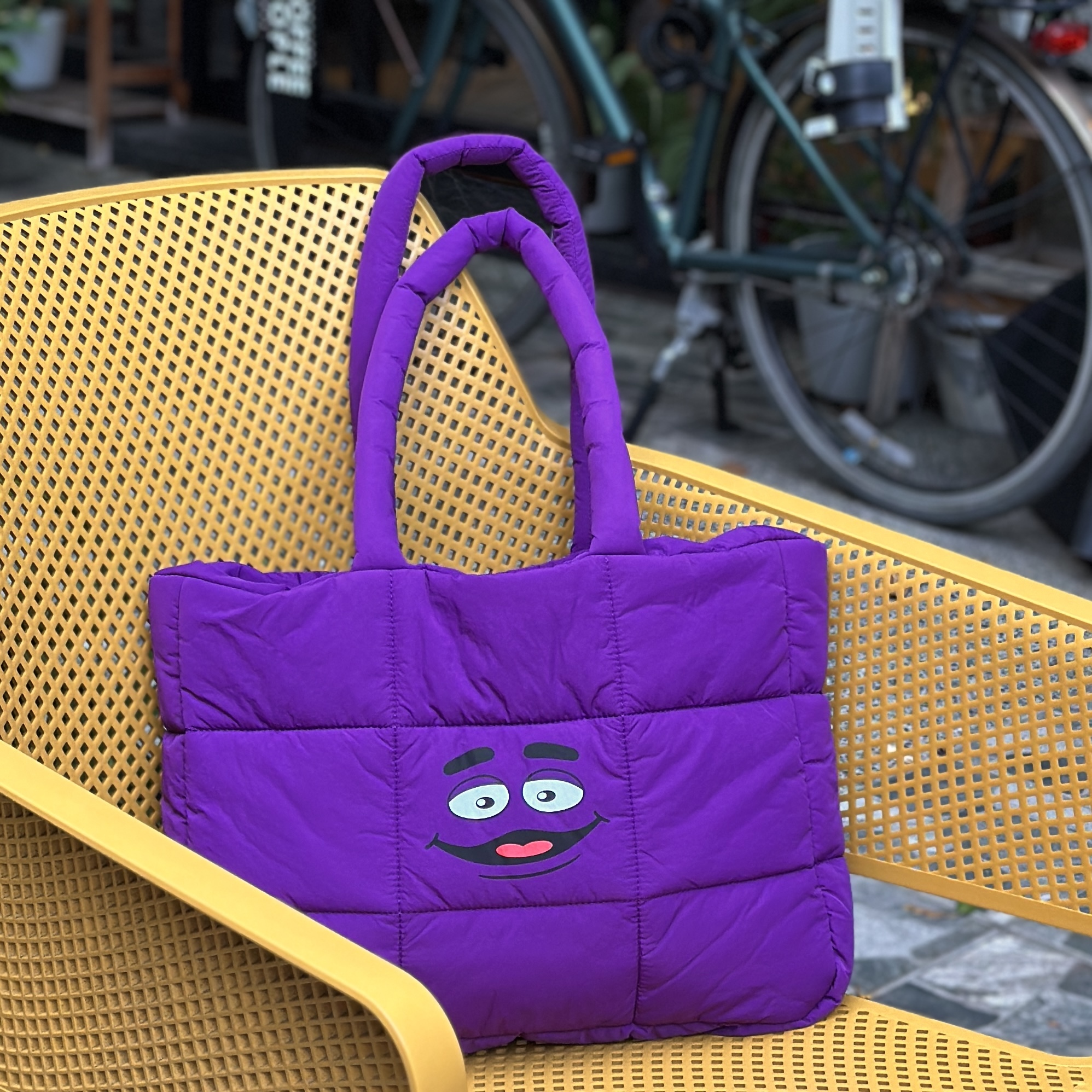 【現貨】McDonald's 奶昔大哥 蓬鬆空氣雲朵托特包