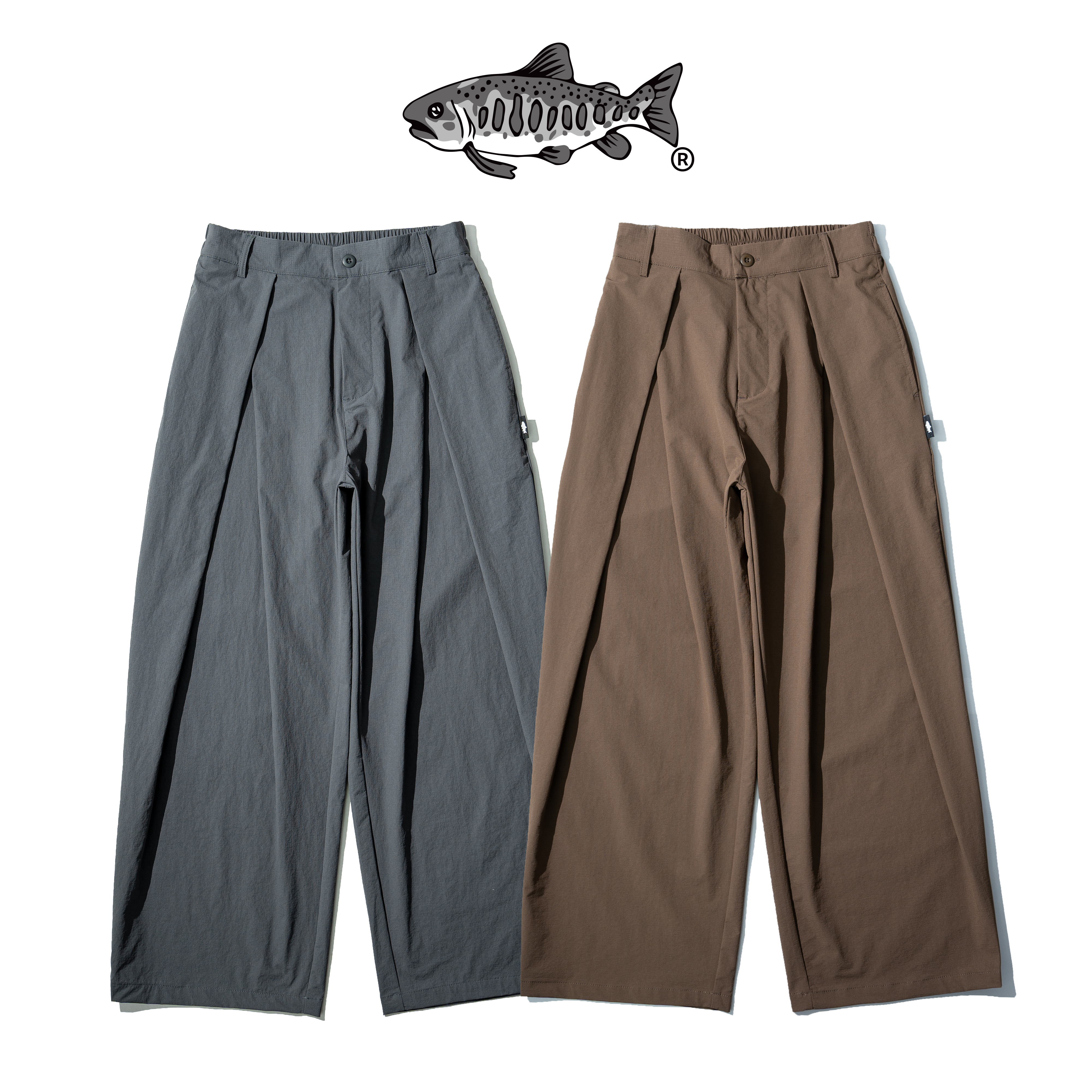 AGILITY Big Pleated Nylon Pants 大打褶 尼龍 闊腿長褲 [NP9]