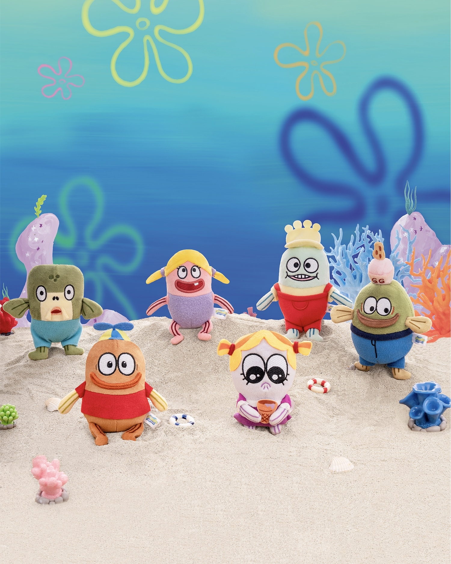 海綿寶寶 比奇堡 寶寶魚系列 吊飾 鑰匙圈 / 預購