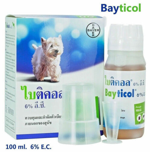 德國拜耳Bayticol 6% E.C. 狗隻體外寄生蟲驅除劑 100ml