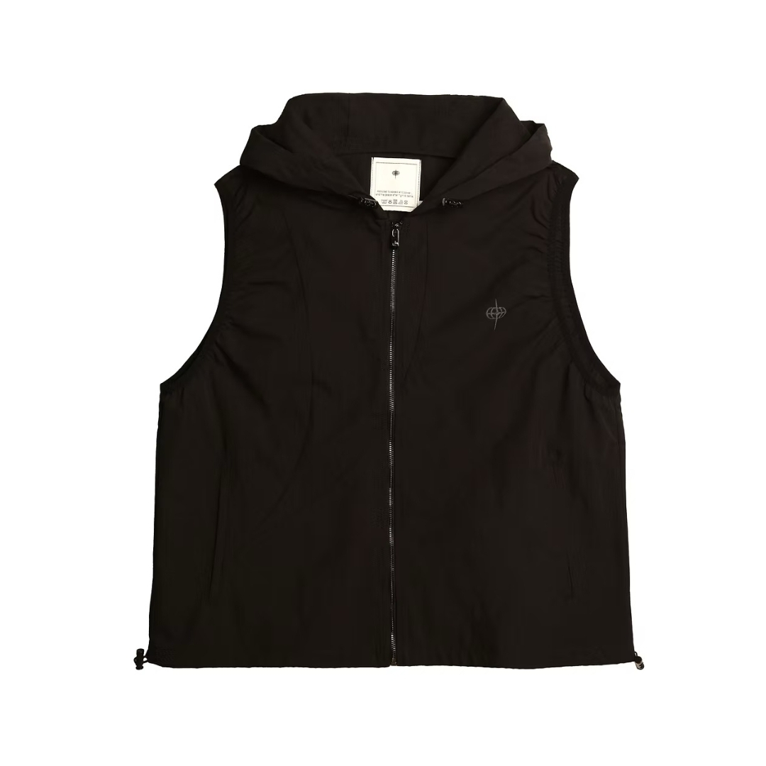 TRIPLET TRC Zipped Vest - BLACK