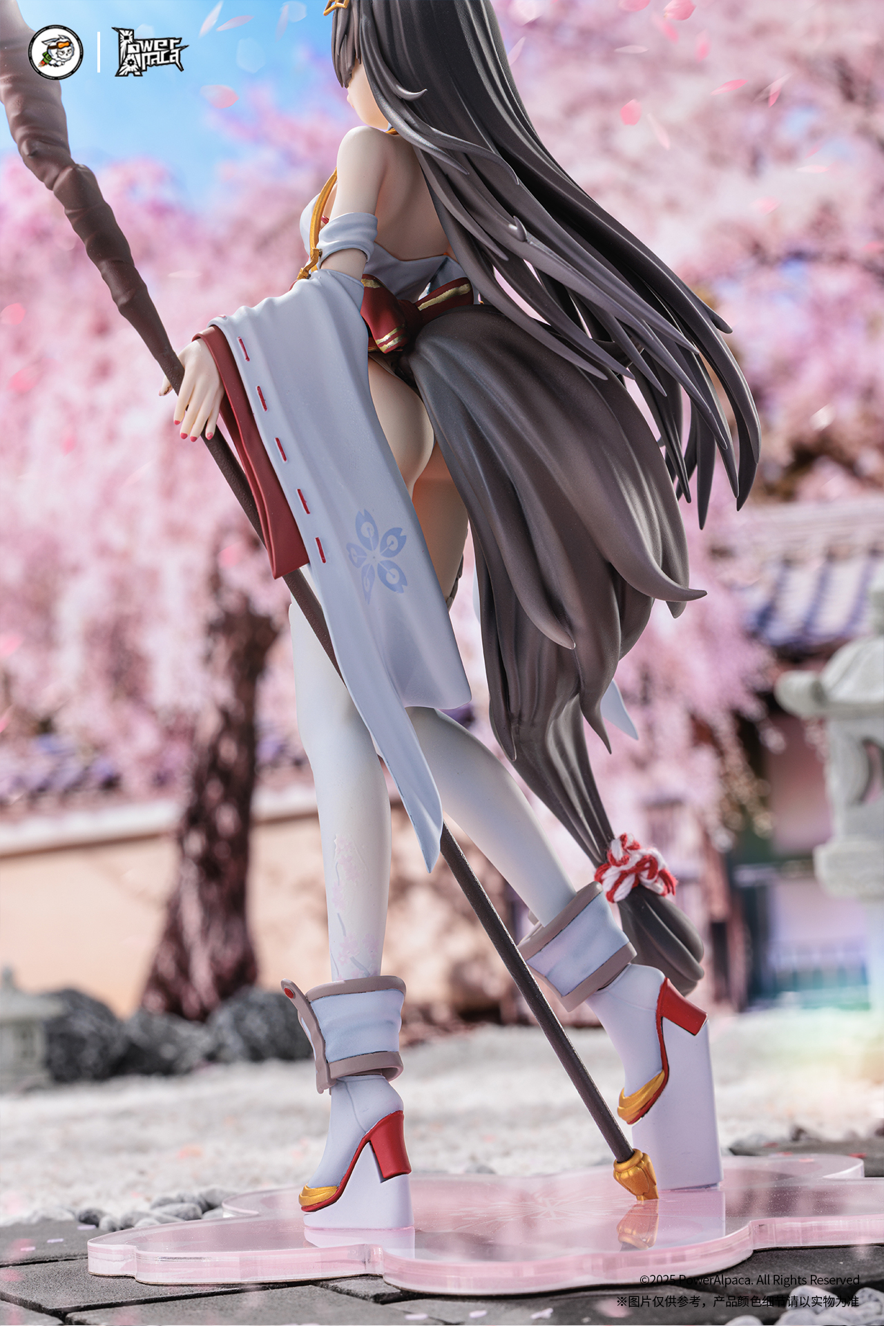 「ACG.GO」「預購」日版 PowerAlpaca - 花影契約系列 霞櫻靈蹤 小阪千軻 1/7 Scale Figure [附特典 : 原畫掛畫]