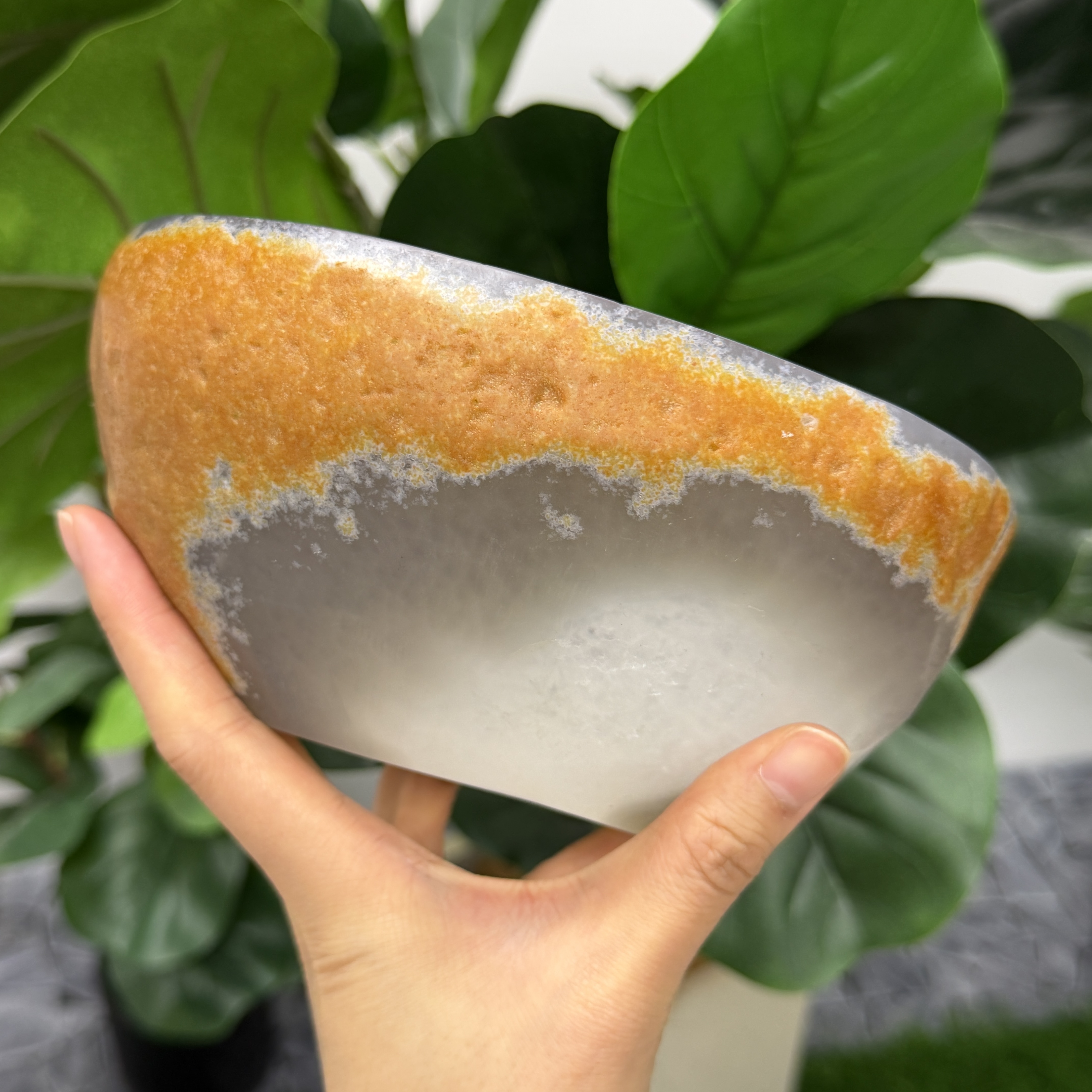 巨大瑪瑙碗 18*13.5*7cm TP1706