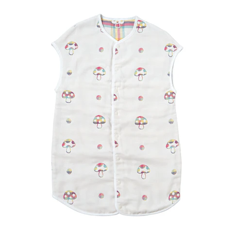 [日本製造🇯🇵Made in Japan] 10mois Hoppetta Champignon de Junior Sleeper (6-ply gauze) 6重紗睡袋 (7-10歲)