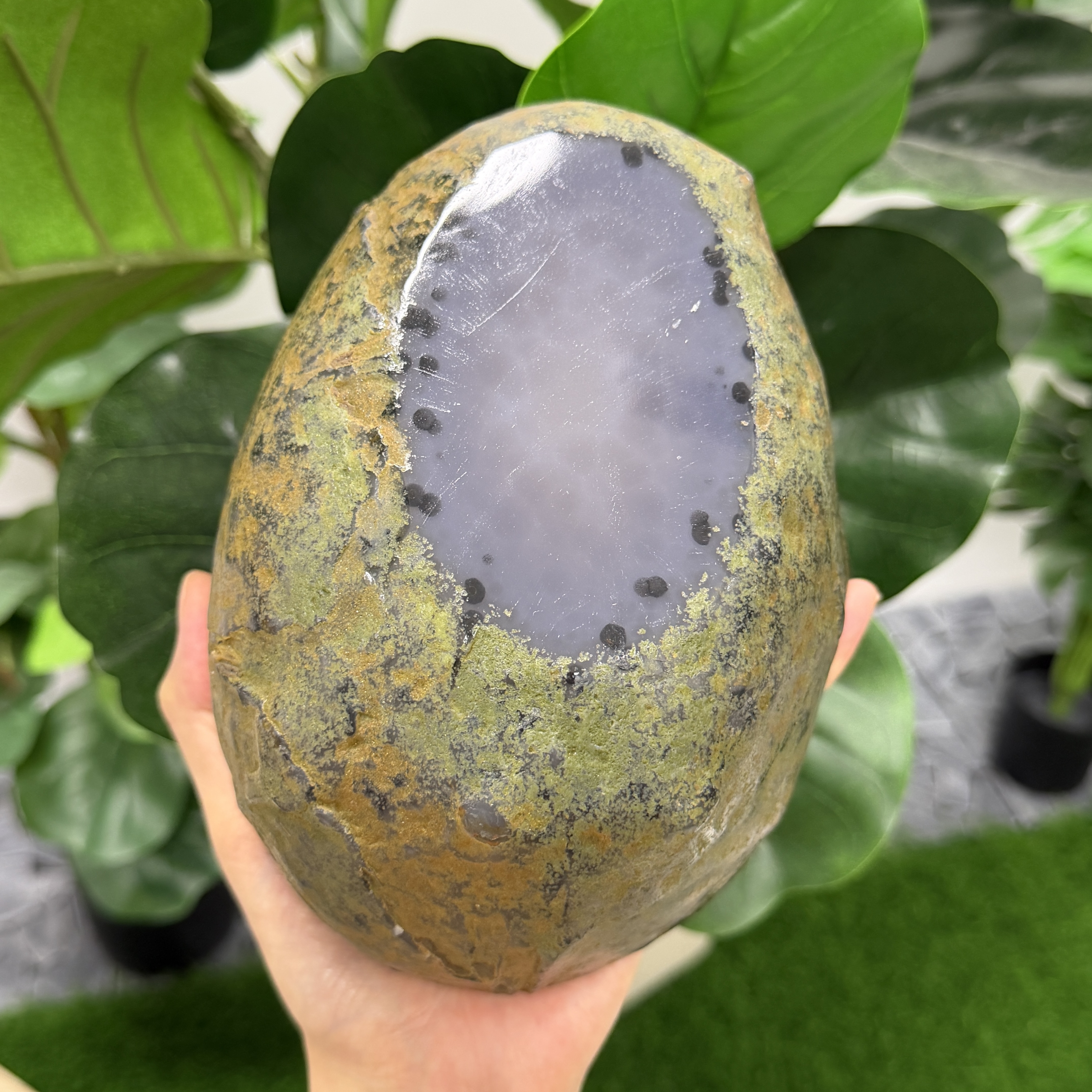 巨大瑪瑙碗 16.5*13*7cm TP1705