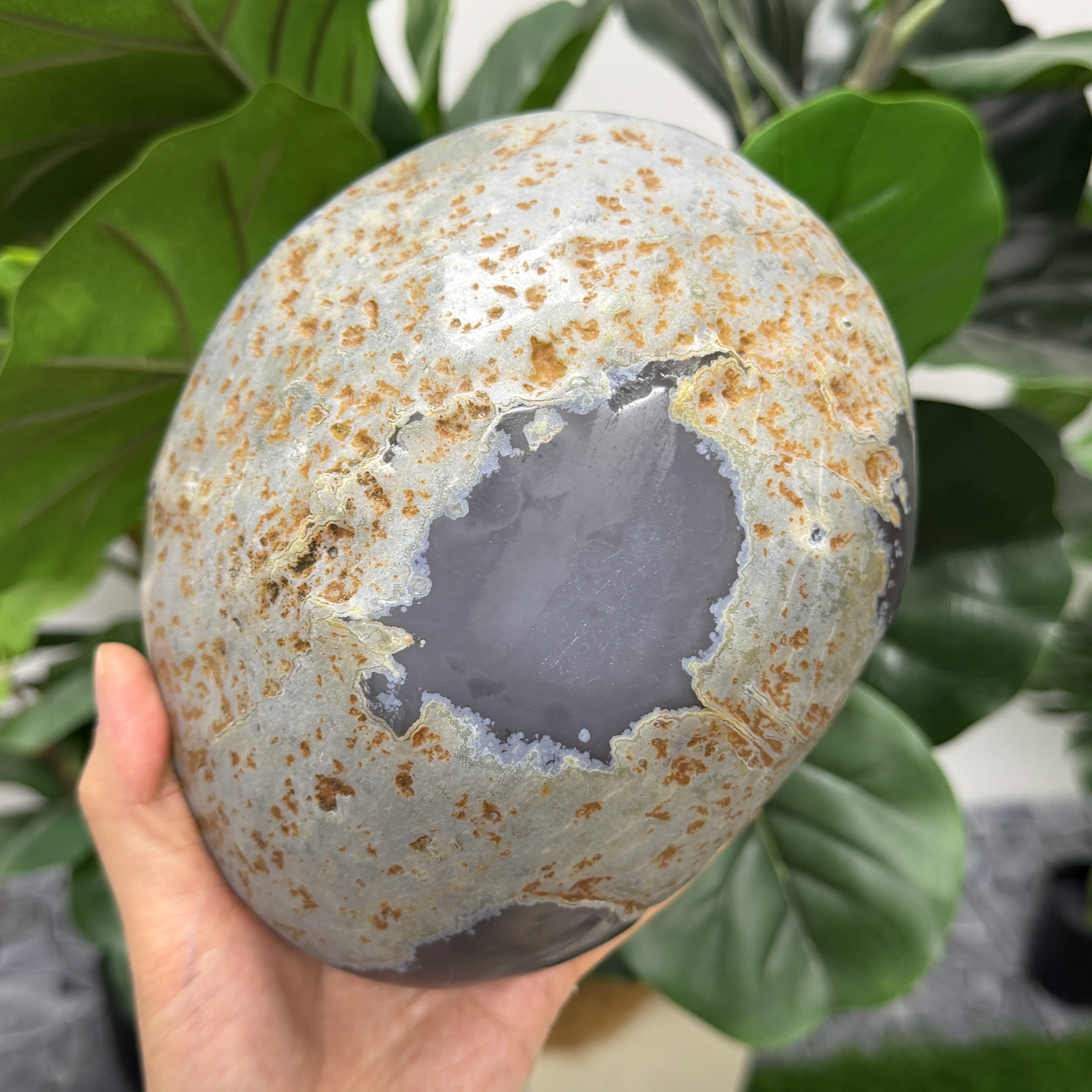 巨大瑪瑙碗 17.5*14*5cm TP1704