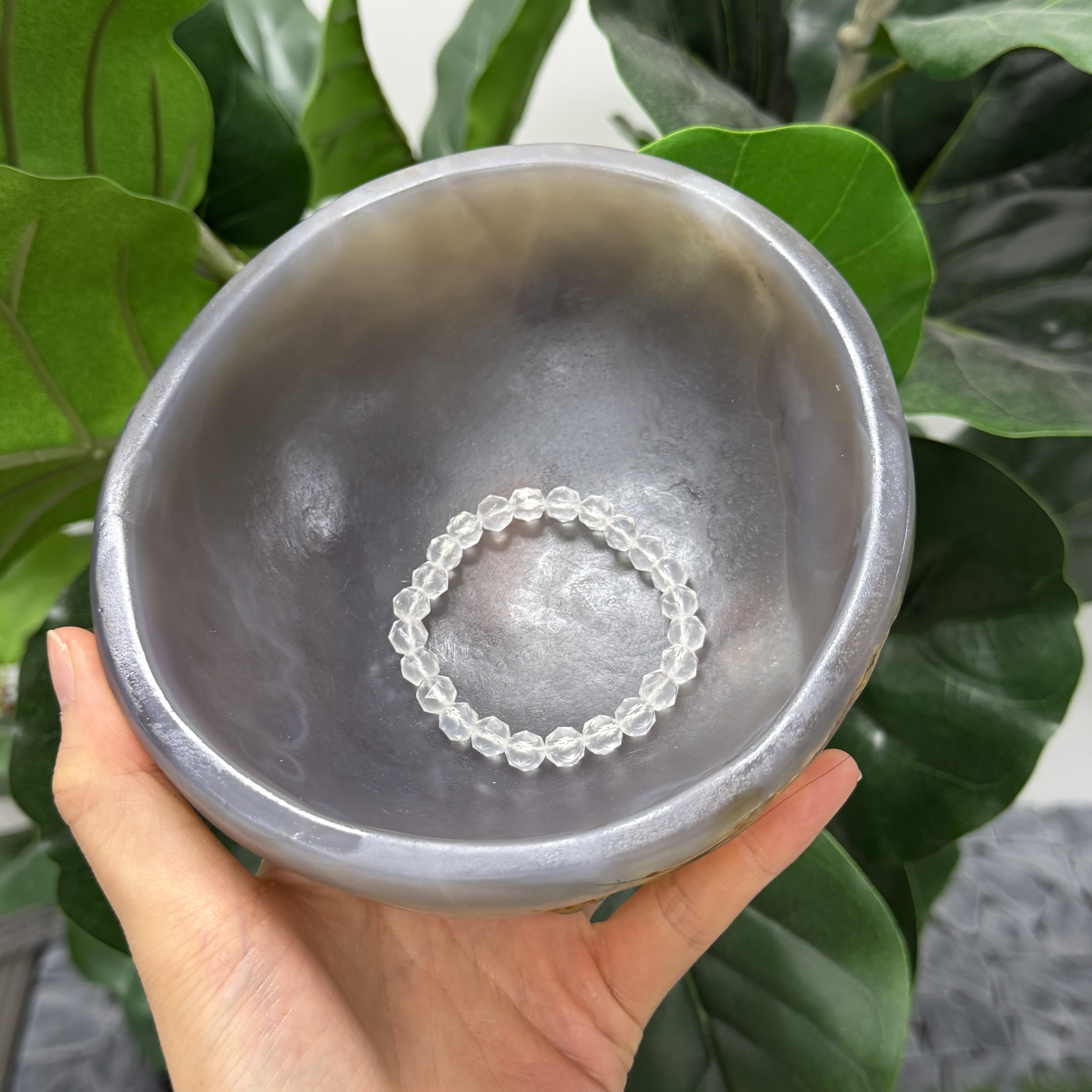 巨大瑪瑙碗 16.5*15*5.5cm TP1703